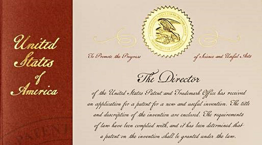 Section of USPTO award letter to illustrate ideas and inventions involved in Intellectual Property law and patent, copyright and trademark attorney in Irvine, California.